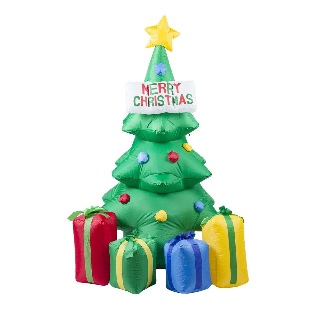 Inflatable Christmas Tree Weather-Resistant With Pump & Stakes