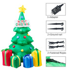 Inflatable Christmas Tree Weather-Resistant With Pump & Stakes