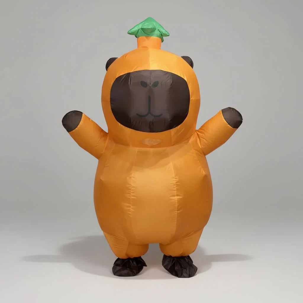 Inflatable Costume Capybara Built-In Fan & Mesh Window