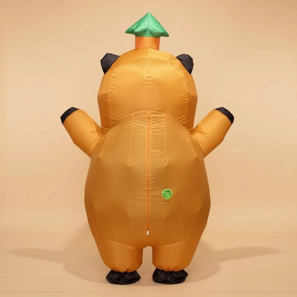 Inflatable Costume Capybara Built-In Fan & Mesh Window