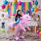 Inflatable Costume Cartoon Salamander One Size Standing & Cycling
