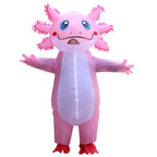 Inflatable Costume Cartoon Salamander One Size Standing & Cycling
