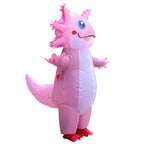 Inflatable Costume Cartoon Salamander One Size Standing & Cycling
