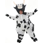 Inflatable Cow Costume Black Lightweight & Roomy Fit