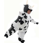Inflatable Cow Costume Black Lightweight & Roomy Fit