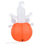 Inflatable Decoration Pumpkin With 3 Ghosts LED-Lit Built-In Pump