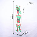 Inflatable Decoration Three Santa Ladder Quick Inflate Indoor Outdoor