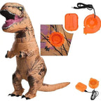 Inflatable Dinosaur Costume Built-In Blower Adult Fit