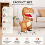 Inflatable Dinosaur Remote Control Pump Included