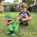 Inflatable Dinosaur Remote Control Pump Included