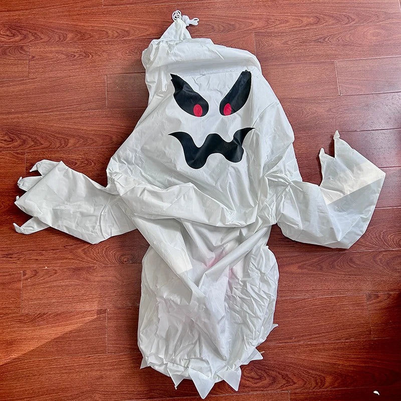 Inflatable Ghost LED-Lit Weather-Resistant Stakes Included