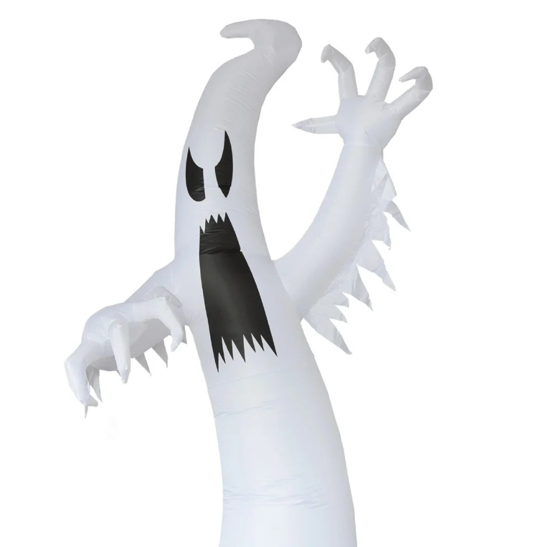 Inflatable Ghost Spooky Face & Long Arms