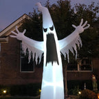 Inflatable Ghost Spooky Face & Long Arms