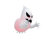 Inflatable Halloween Ghost LED-Lit Red Eyes Weather-Resistant