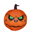 Inflatable Halloween Pumpkin Glowing Green Eyes Weather-Resistant