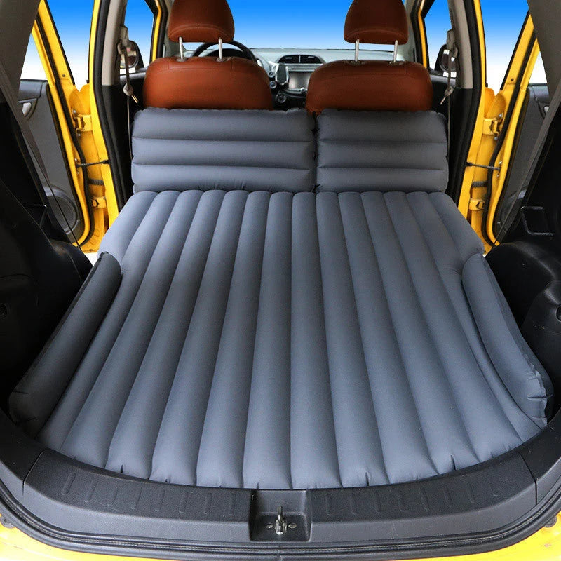 Inflatable Hatchback Bed Automatic Inflation Flocking Fabric