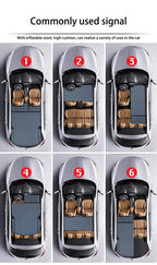 Inflatable Hatchback Bed Automatic Inflation Flocking Fabric