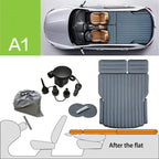 Inflatable Hatchback Bed Automatic Inflation Flocking Fabric