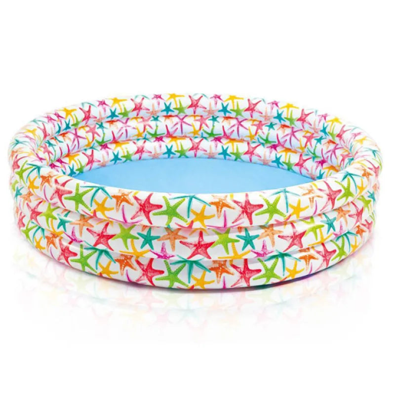 Inflatable Kids Pool Starfish Design UV-Protected & Waterproof