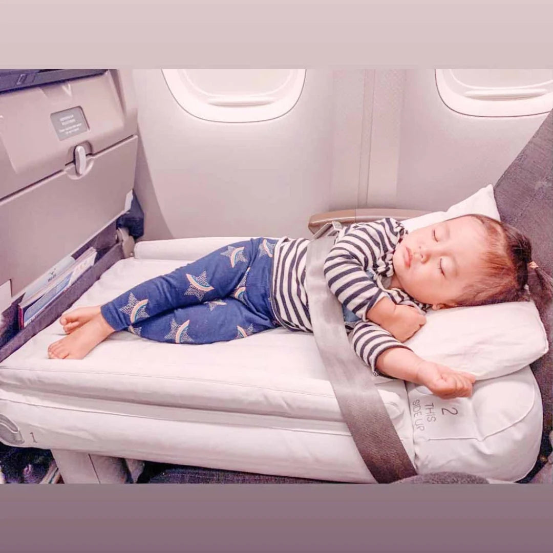 Inflatable Kids Travel Bed Quick-Inflate Includes Carry Bag