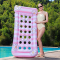 Inflatable Lounge Chair Ergonomic Portable Durable Vinyl