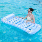 Inflatable Lounge Chair Ergonomic Portable Durable Vinyl