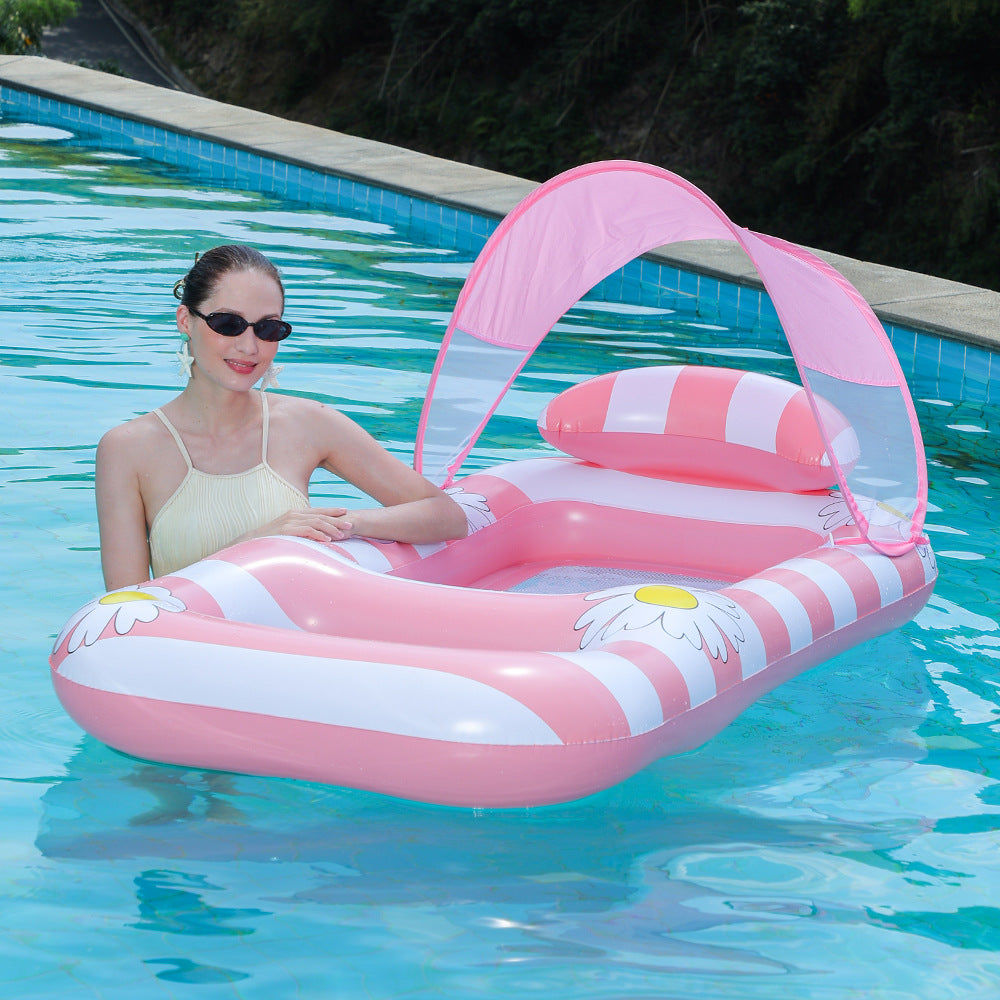 Inflatable Lounge Chair Ergonomic Portable Durable Vinyl
