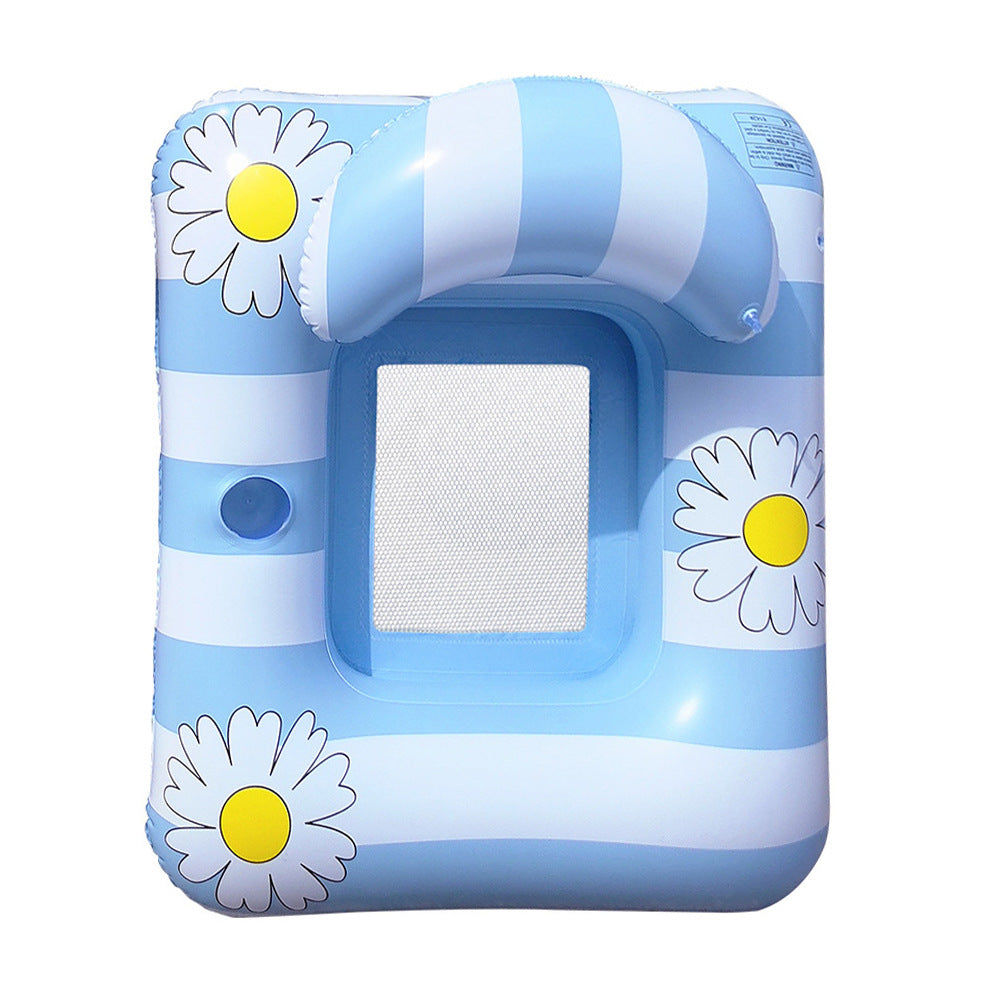 Inflatable Lounge Chair Ergonomic Portable Durable Vinyl