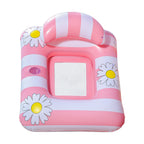 Inflatable Lounge Chair Ergonomic Portable Durable Vinyl