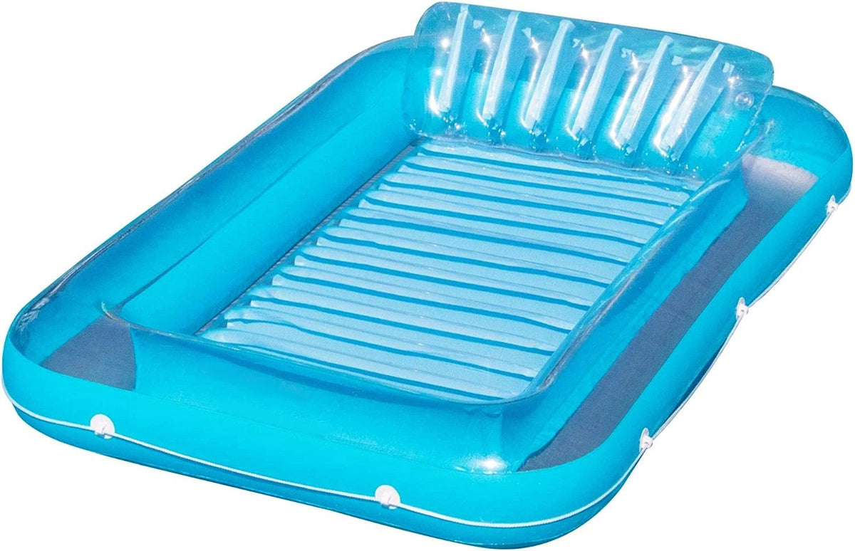Inflatable Lounge Chair Removable Headrest Dual Cup Holders