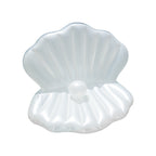 Inflatable Lounge Chair Shell Shape Weather-Resistant PVC