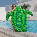 Inflatable Lounger Turtle Ergonomic Quick-Inflate Valves