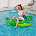 Inflatable Lounger Turtle Ergonomic Quick-Inflate Valves