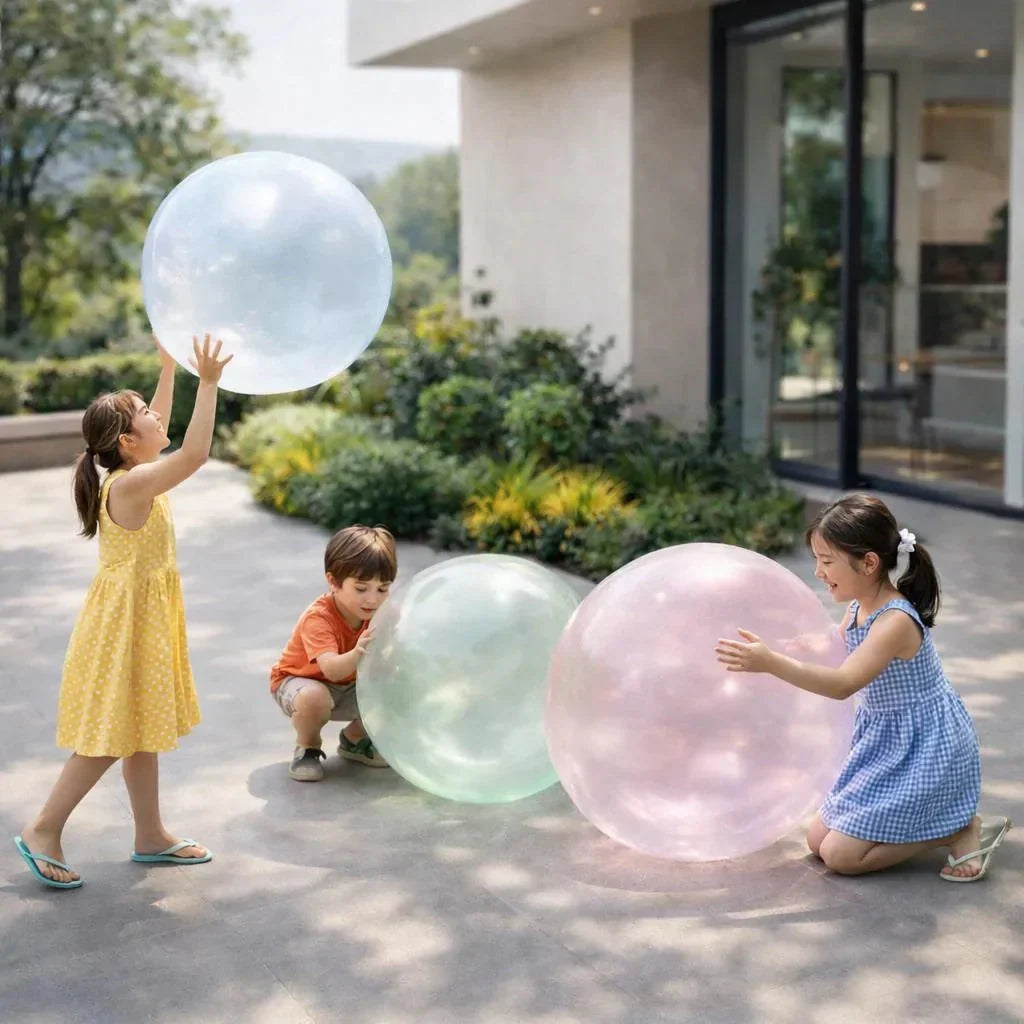 Inflatable Play Ball Self-Sealing & Reusable