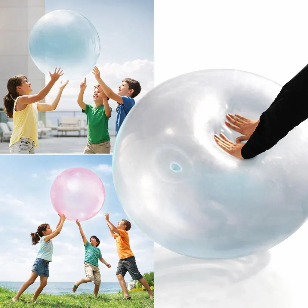 Inflatable Play Ball Tear-Resistant TPR & Self-Sealing Valve