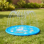 Inflatable Play Mat Integrated Sprinkler PVC