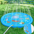 Inflatable Play Mat Integrated Sprinkler PVC