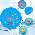 Inflatable Play Mat Integrated Sprinkler PVC