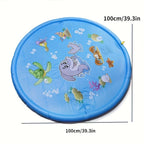 Inflatable Play Mat Integrated Sprinkler PVC