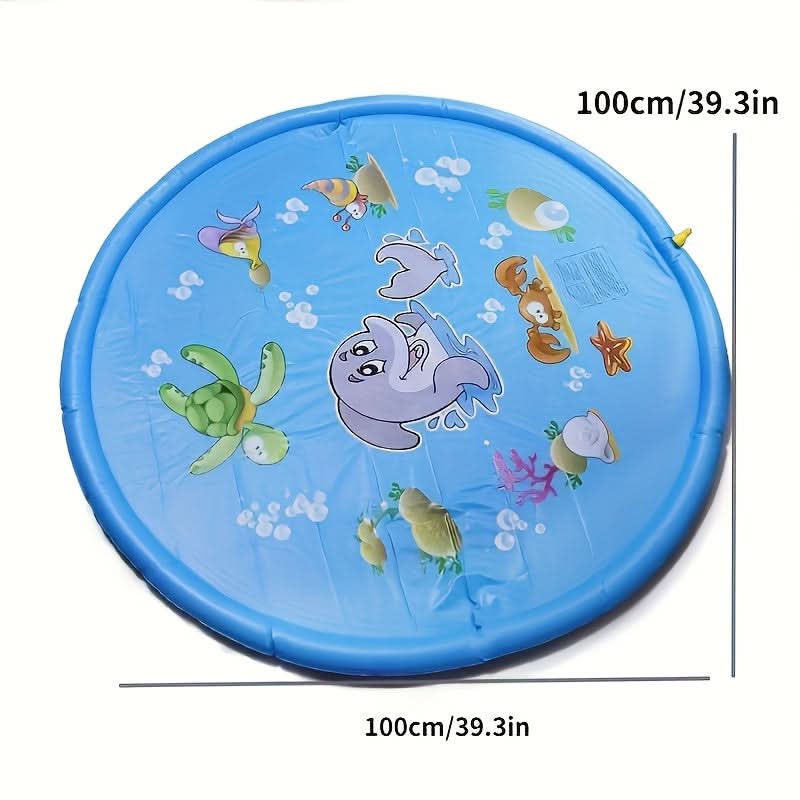 Inflatable Play Mat Integrated Sprinkler PVC