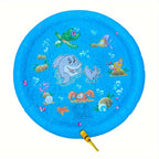 Inflatable Play Mat Integrated Sprinkler PVC
