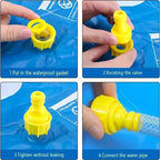 Inflatable Play Mat Integrated Sprinkler PVC