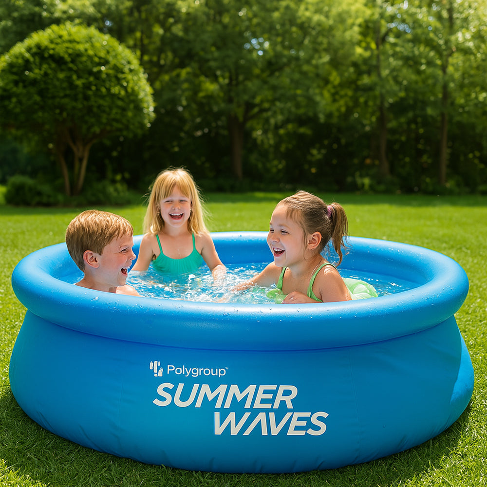Inflatable Pool 8 Ft Easy-Setup Filter Pump Included