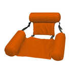 Inflatable Pool Chair Ergonomic Backrest & Armrests Breathable Mesh