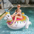 Inflatable Pool Llama Design Spacious Seating Built-In Valves