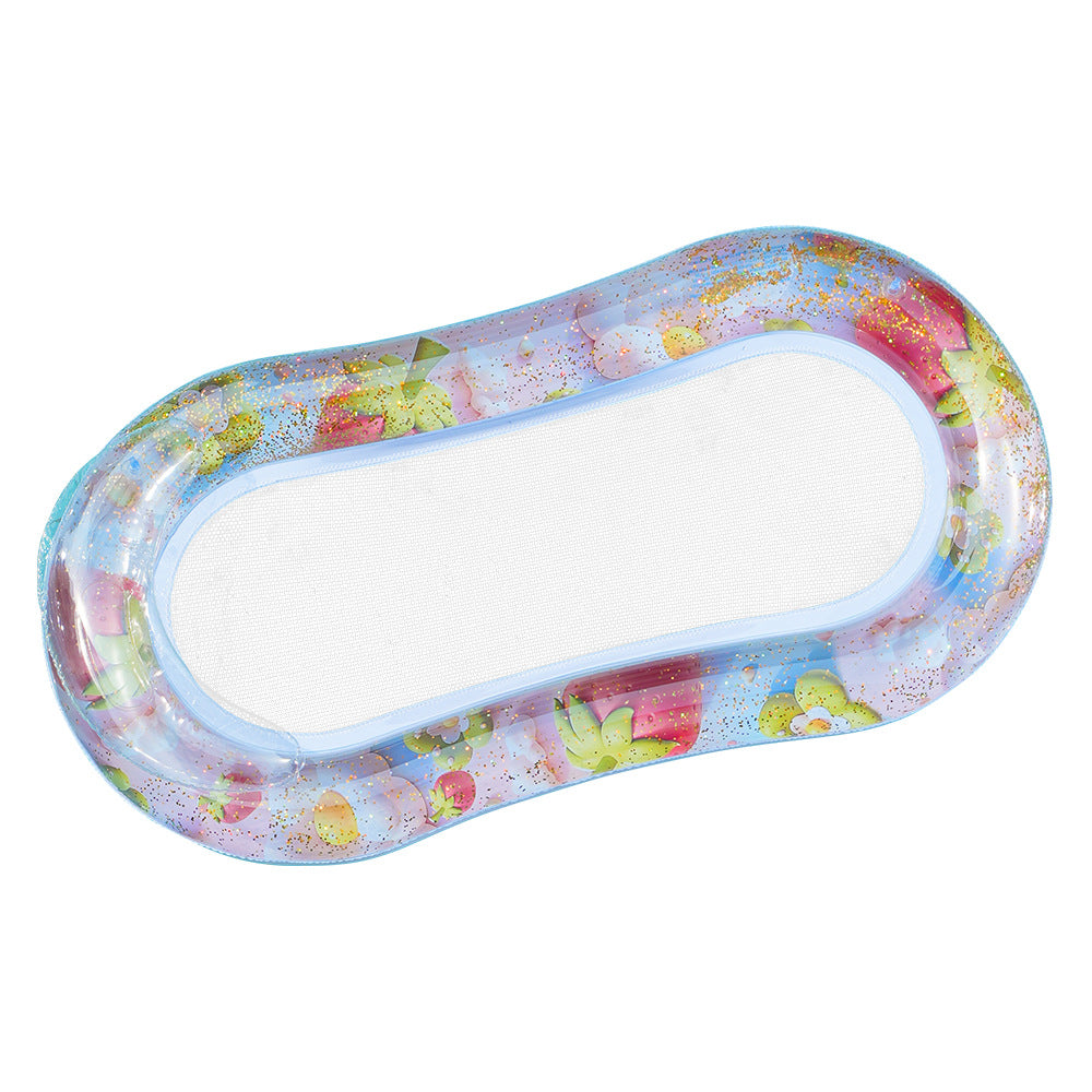 Inflatable Pool Lounge Mesh Cooling Ergonomic Support