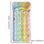 Inflatable Pool Lounge Mesh Cooling Ergonomic Support