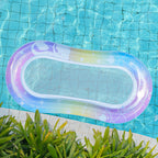 Inflatable Pool Lounge Mesh Cooling Ergonomic Support