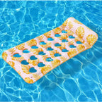 Inflatable Pool Lounge Mesh Cooling Ergonomic Support