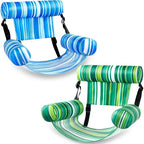 Inflatable Pool Lounger Cooling Mesh & Three-Chamber Stability